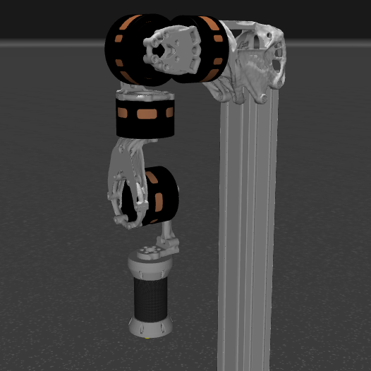Pulse Arm 4DOF MuJoCo model